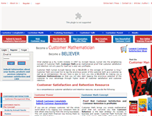 Tablet Screenshot of customermath.com