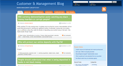 Desktop Screenshot of managementblog.customermath.com